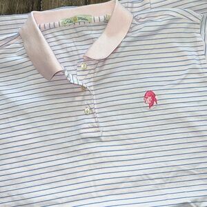 Peter Millar Comfort Cotton Causal Men’s Polo Shirt Sz XL
